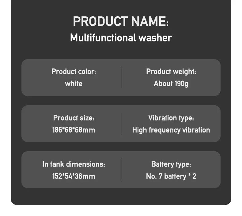 Ultrasonic Cleaner for Jewelry, Glasses, Watches & Makeup Brushes