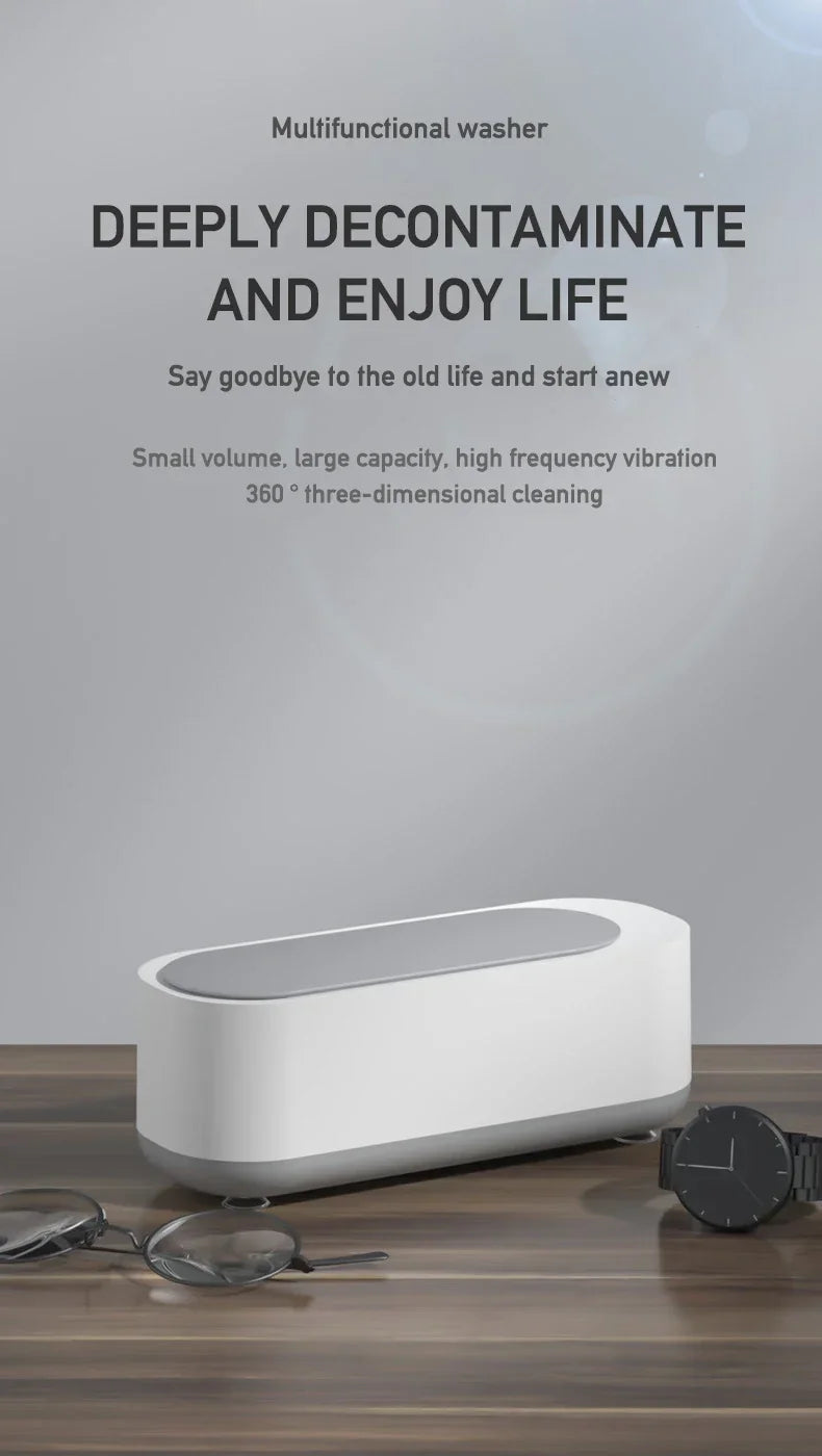 Ultrasonic Cleaner for Jewelry, Glasses, Watches & Makeup Brushes