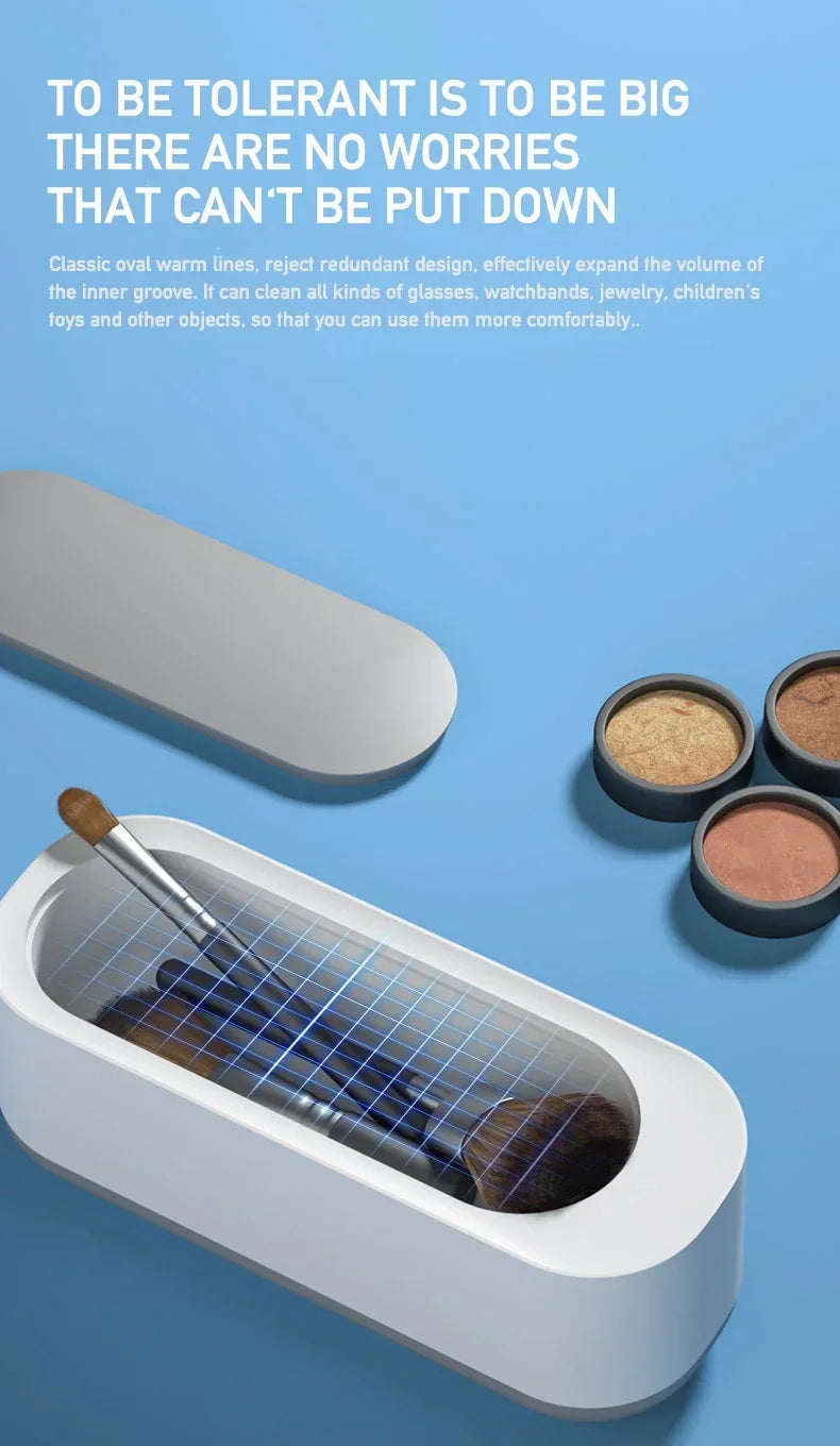Ultrasonic Cleaner for Jewelry, Glasses, Watches & Makeup Brushes