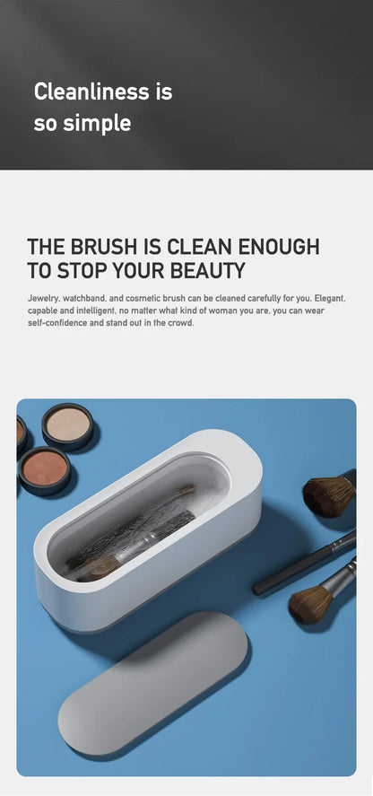 Ultrasonic Cleaner for Jewelry, Glasses, Watches & Makeup Brushes
